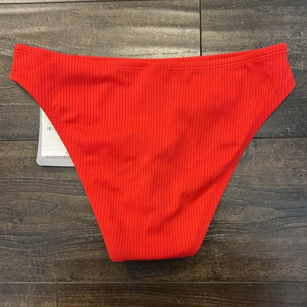 NWT Nordstrom Ribbed Bikini Bottom - Picture 2 of 5